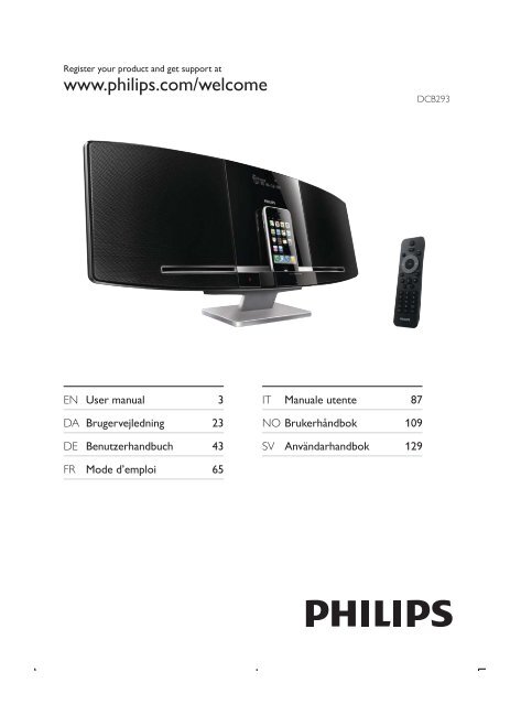 Philips &Eacute;l&eacute;gante microcha&icirc;ne - Mode d&rsquo;emploi - DAN