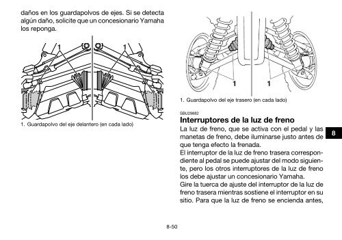 Yamaha GRIZZLY 450 - 2015 - Manuale d'Istruzioni Espa&ntilde;ol