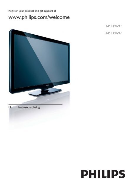 Philips TV LCD - Mode d&rsquo;emploi - POL