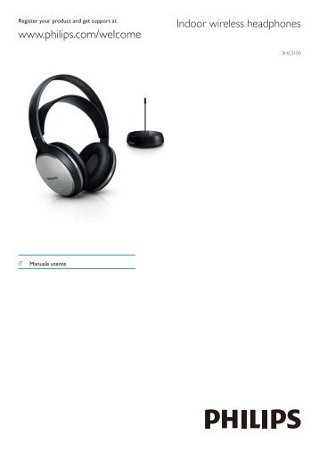 Philips Casque Hi-Fi sans fil - Mode dâemploi - ITA