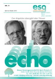 Echo 71 - Essener Seniorengemeinschaft eV