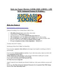Kick Ass Toons 2 Review & GIANT Bonus 