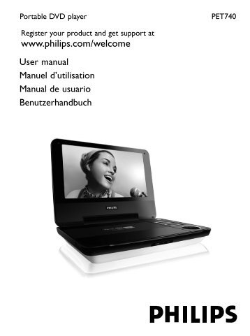 Philips Lecteur de DVD portable - Mode dâemploi - ESP