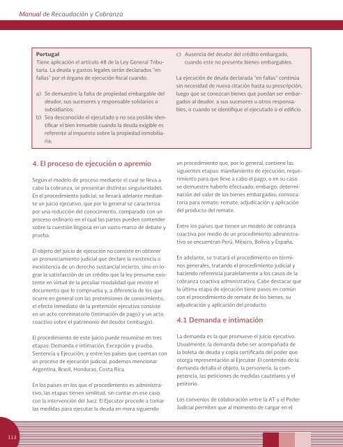 Manual sobre recaudación y cobranza de tributos