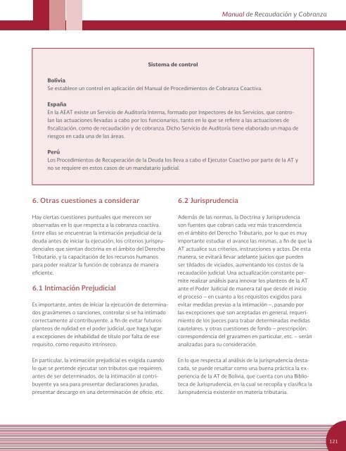 Manual sobre recaudación y cobranza de tributos