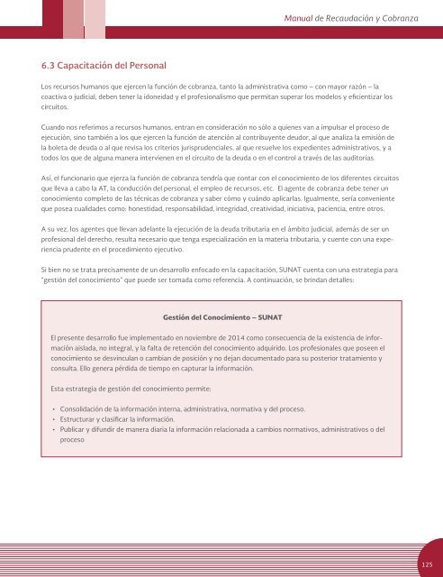 Manual sobre recaudación y cobranza de tributos