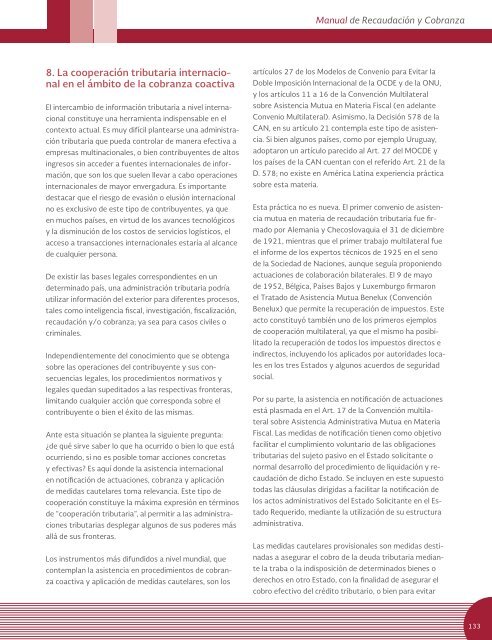 Manual sobre recaudación y cobranza de tributos