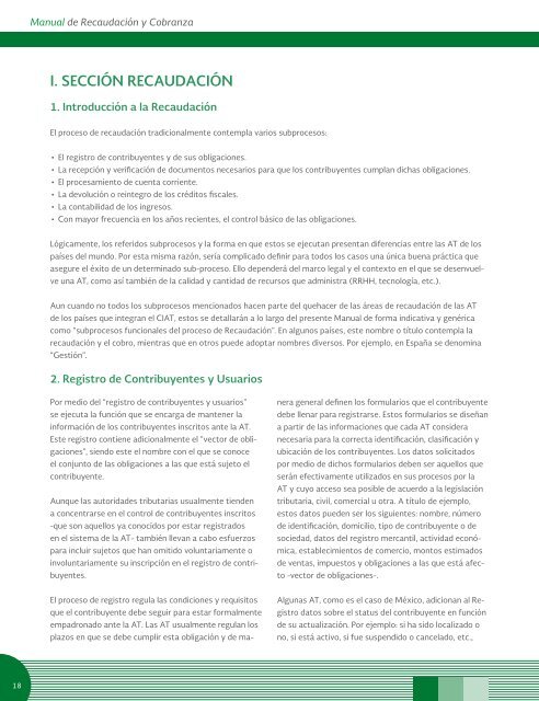 Manual sobre recaudación y cobranza de tributos