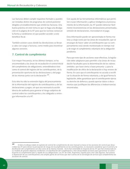 Manual sobre recaudación y cobranza de tributos