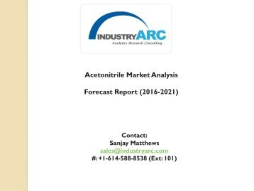 Acetonitrile Market Analysis