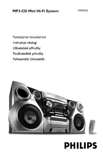 Philips MinichaÃ®ne hi-fi MP3 - Mode dâemploi - SLK
