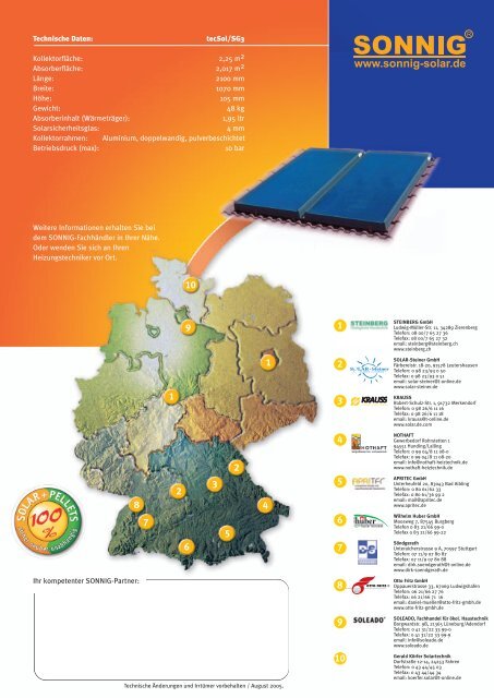 tecSol Hohe Leistung und edles Design. SONNIG - Sonnig-Solar.de ...