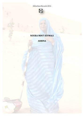 WM NOURA MINT SEYMALI PRESS BOOK - ARBINA 2016