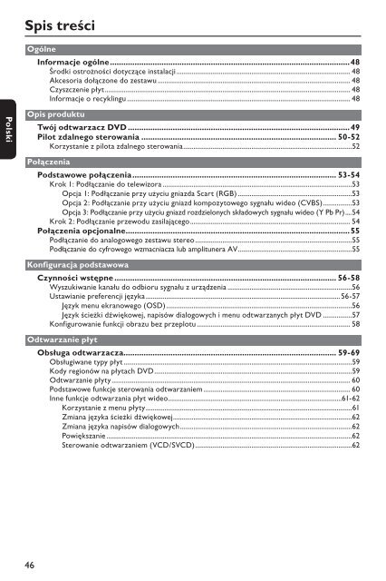 Philips Magnavox MDV440/12 - Mode d&rsquo;emploi - POL