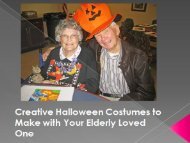 Creative Halloween Costumes to Make with Your Elderly Loved One