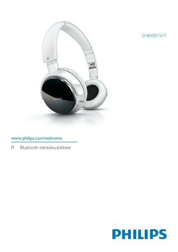 Philips Casque stÃ©rÃ©o Bluetooth - Mode dâemploi - FIN