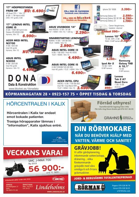 ReklamGuiden Kalix v44 -16 (31/10-6/11)