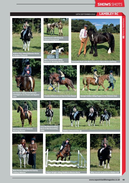 Equestrian Life October 2016 Edition