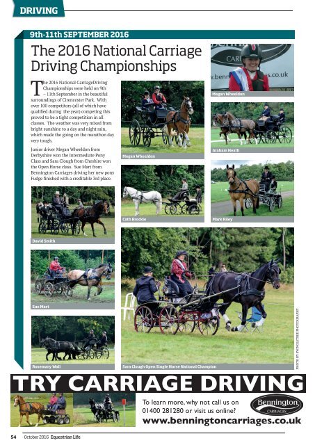 Equestrian Life October 2016 Edition