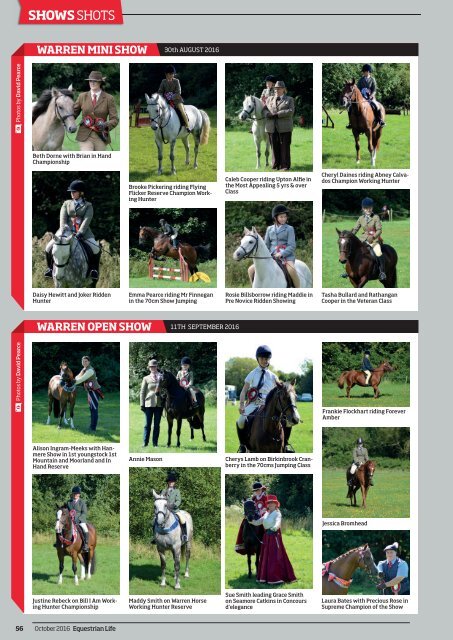 Equestrian Life October 2016 Edition
