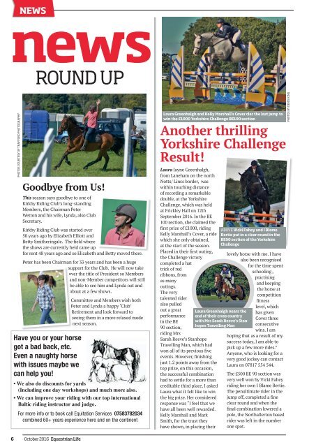 Equestrian Life October 2016 Edition