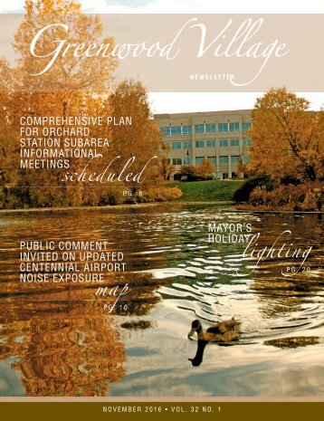 Greenwood Village Newsletter November