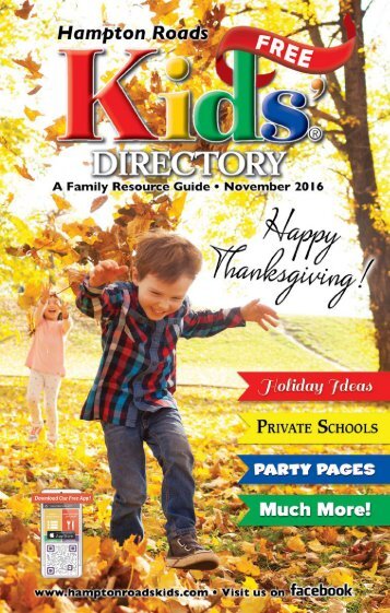 Hampton Roads Kids' Directory: November 2016