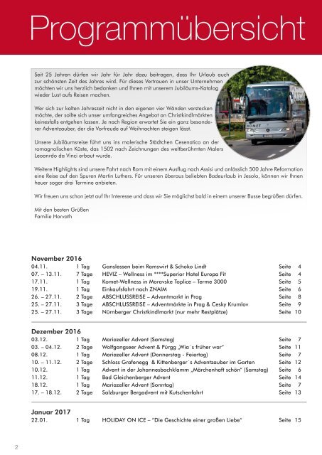 Komet Reisen Bus Highlights 2016/2017