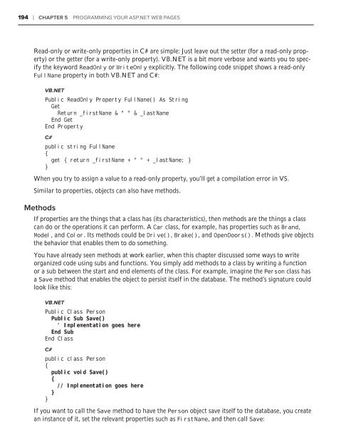 Beginning ASP.NET 4.5 in CSharp and VB Opsylum