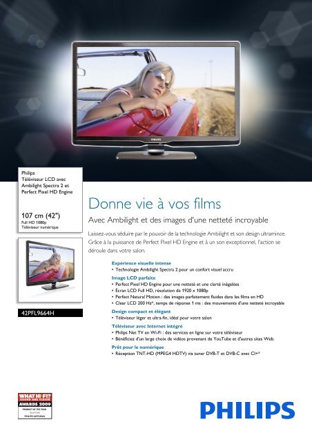 Philips TV LCD - Fiche Produit - FRA