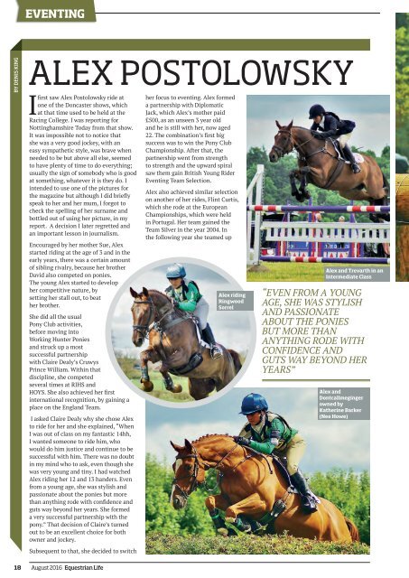 Equestrian Life August 2016 Edition