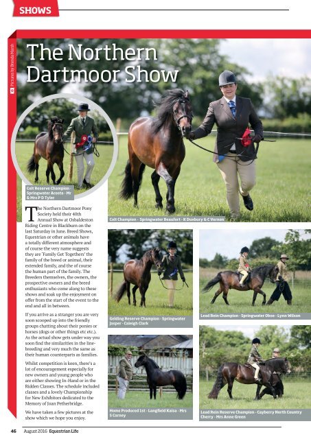 Equestrian Life August 2016 Edition