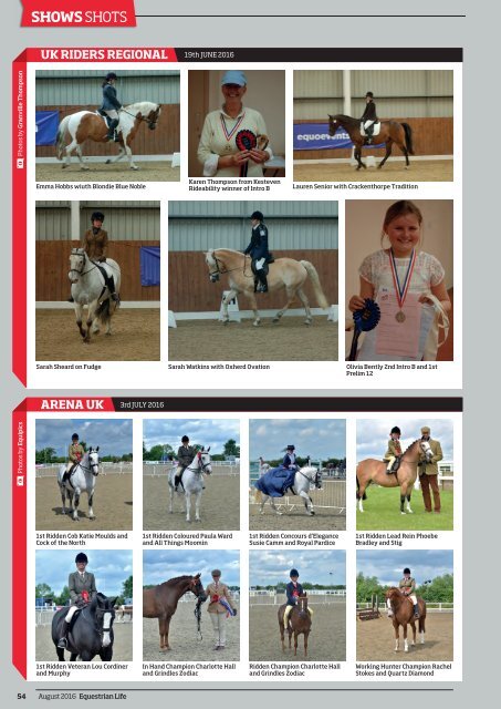 Equestrian Life August 2016 Edition