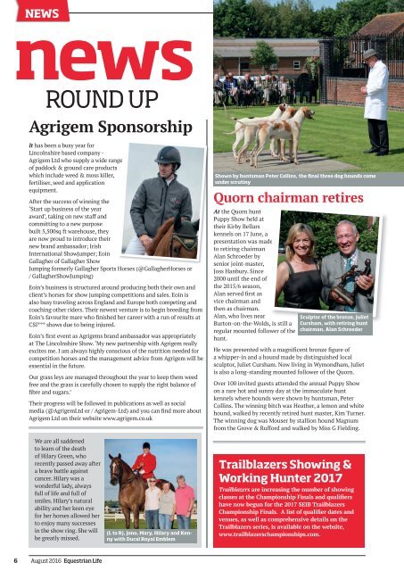 Equestrian Life August 2016 Edition