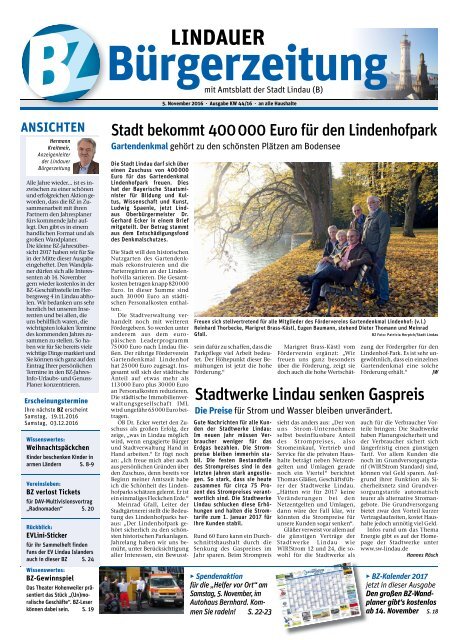 05.11.16 Lindauer Bürgerzeitung