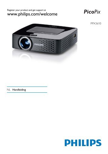 Philips PicoPix Projecteur de poche - Mode dâemploi - NLD