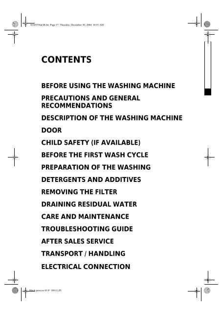 KitchenAid Senseline 1400 - Washing machine - Senseline 1400 - Washing machine EN (859209312500) Istruzioni per l'Uso