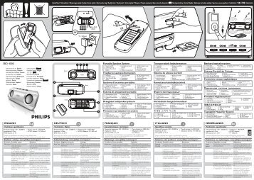 Philips Enceintes portables - Mode dâemploi - ELL