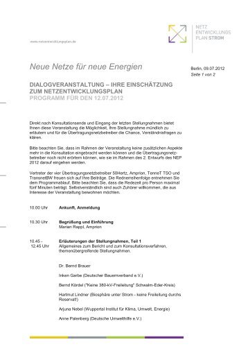 Hier Firma eingeben - Netzentwicklungsplan