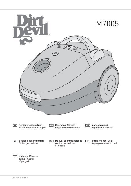 Dirt Devil Bean Bedienungsanleitung F Amp Uuml R Den Dirt Devil M7005 1 2 3 4