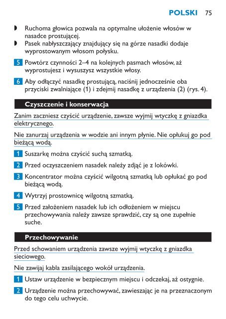 Philips SalonDry 'n Straight S&egrave;che-cheveux - Mode d&rsquo;emploi - RON