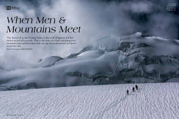 When Men & Mountains Meet