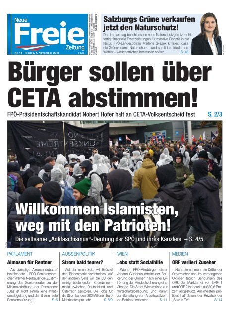 Bürger sollen über CETA abstimmen!