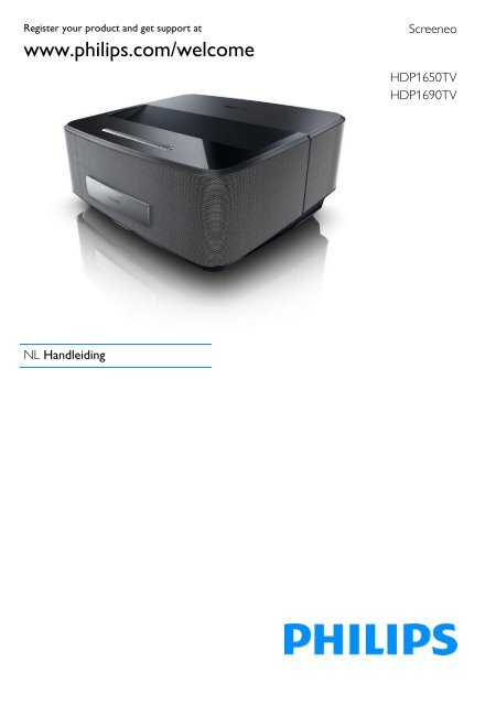 Philips Projecteur LED intelligent Screeneo - Mode d&rsquo;emploi - NLD