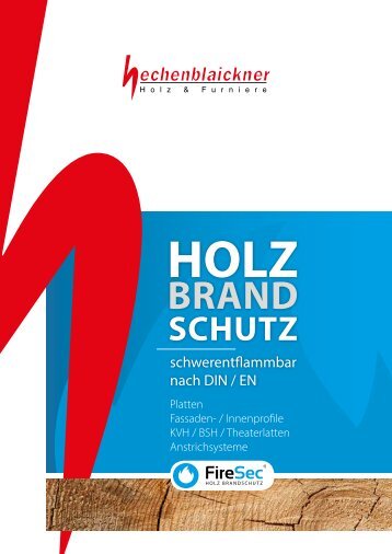 Holzbrandschutz mit FireSec