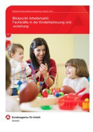 Fachkräfte in der Kinderbetreuung und -erziehung