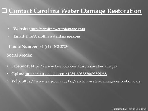Mold Removal Raleigh NC - Carolina Water Damage Restoration