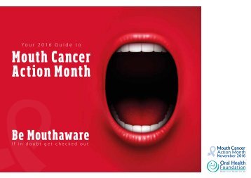 Mouth Cancer Action Month