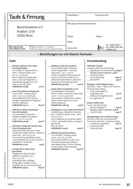 Information & Service 3-07 - Borromedien
