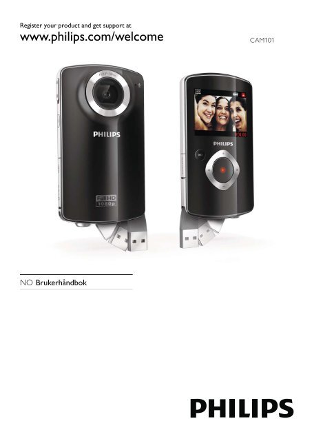 Philips Cam&eacute;ra HD - Mode d&rsquo;emploi - NOR